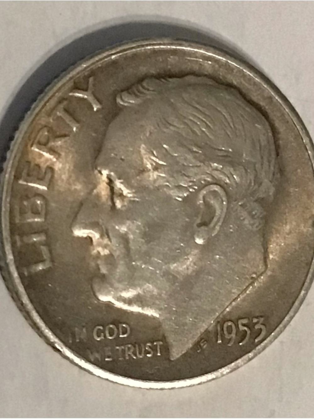 1953 S Roosevelt Silver Dime